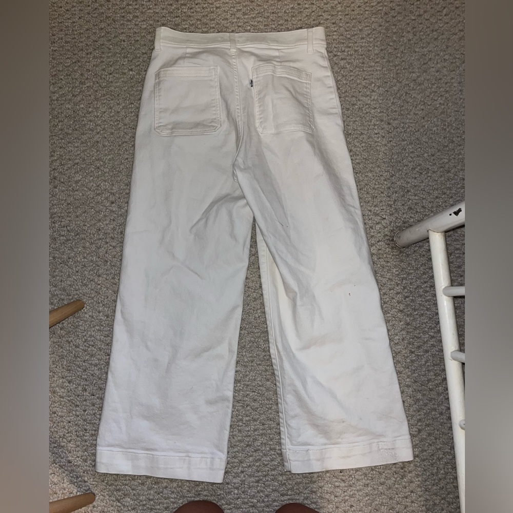 Levi’s high waisted rib cage wide leg jeans